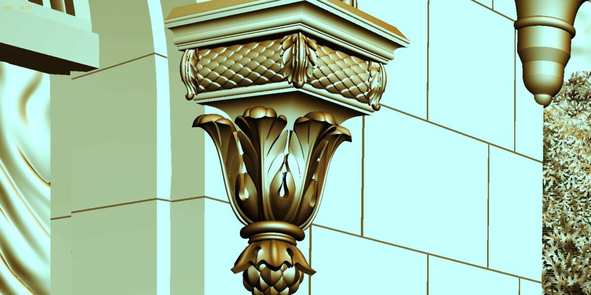 3D modeling for architectural elements, 3D modeling of parts and assemblies, CAD engineering and design of molds and tooling, Reverse engineering, Preparation of CAD models